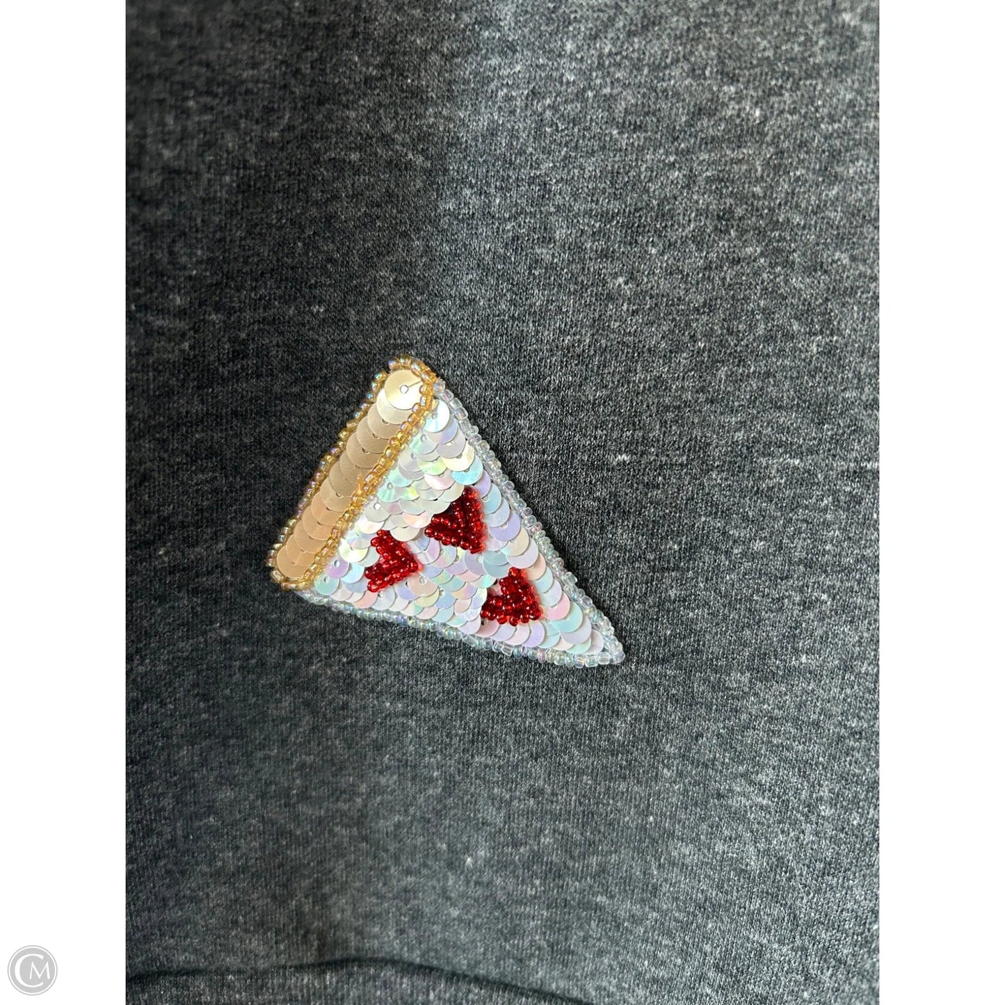 Sweatshirt Crewneck By Clothes Mentor In Grey, Size: Xl