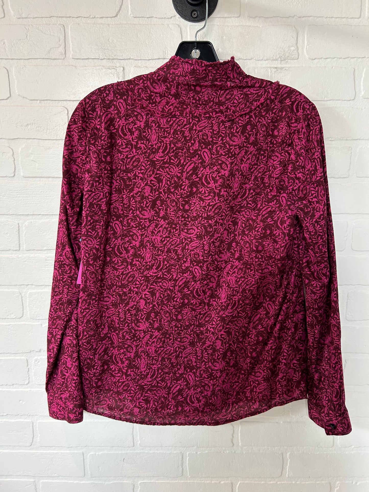 Floral Top Long Sleeve Banana Republic, Size Xs