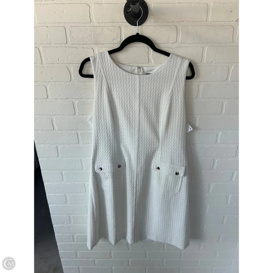 Dress Work By Tommy Hilfiger In White, Size: L