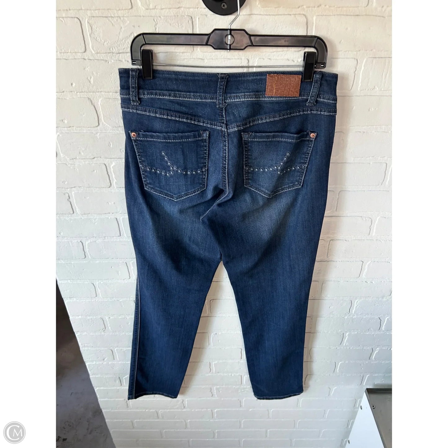 Jeans Straight By Inc In Blue Denim, Size: 6