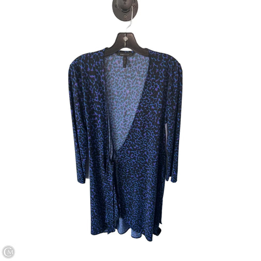Dress Work By Bcbgmaxazria In Black & Blue, Size: M