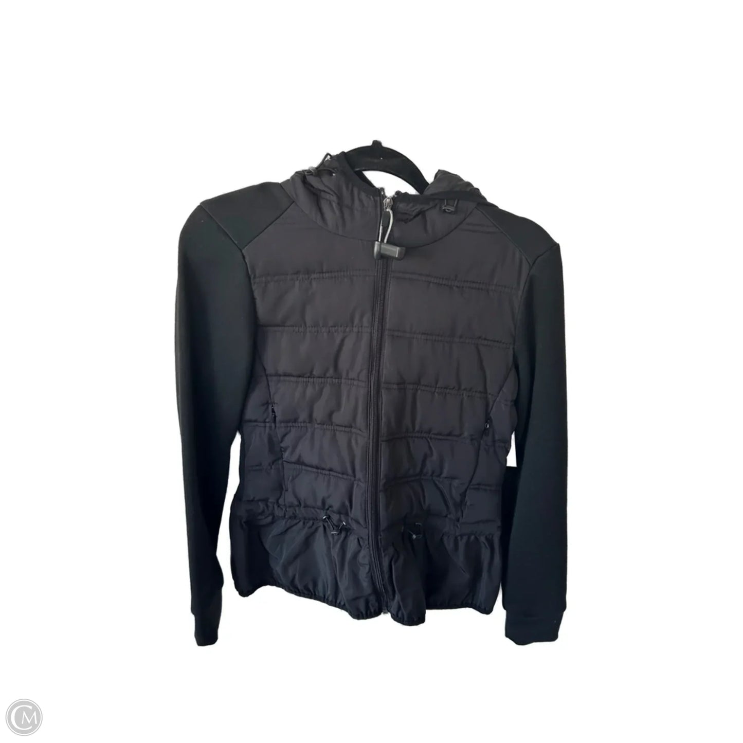 Jacket Puffer & Quilted By Bcbgmaxazria In Black, Size: S