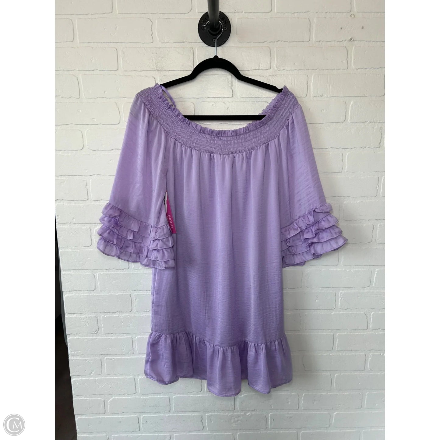 Dress Casual Short By Boston Proper In Purple, Size: S