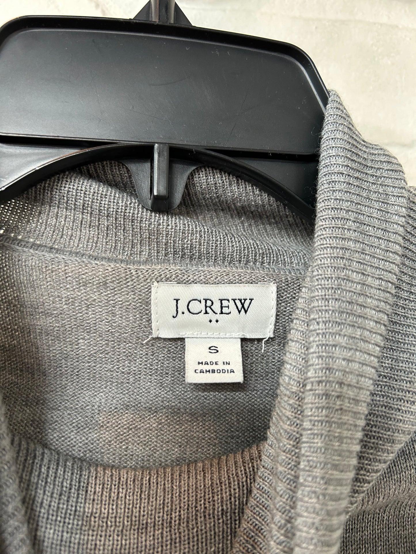 Grey Top Long Sleeve J Crew, Size Xs