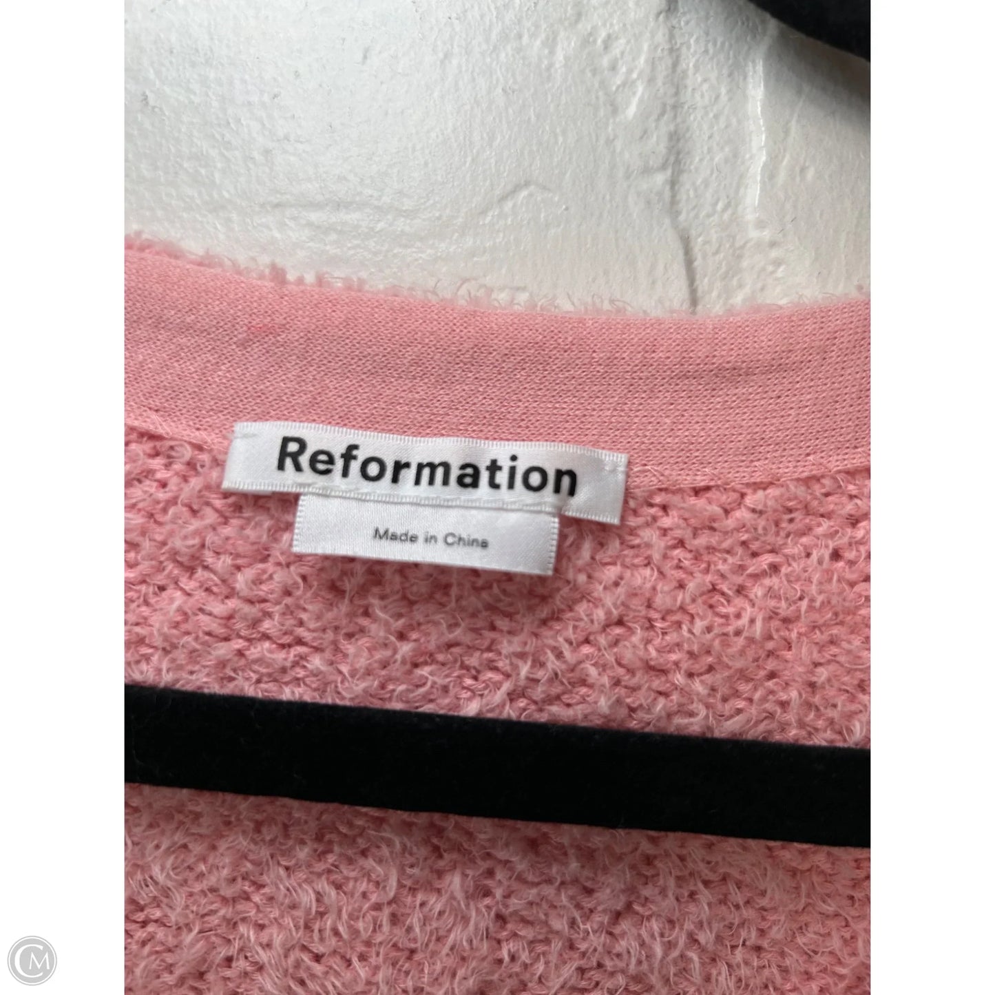 Sweater Short Sleeve By Reformation In Pink, Size: M