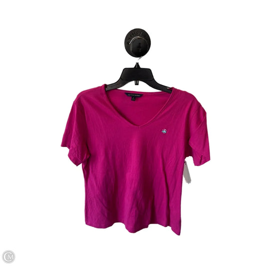 Top Short Sleeve Basic By Brooks Brothers In Pink, Size: Xl