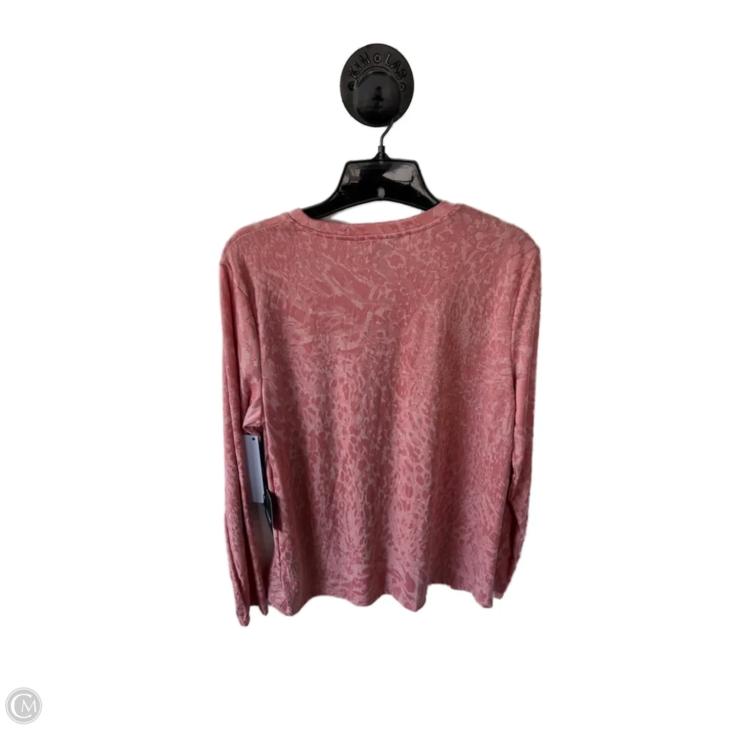 Top Long Sleeve By Simply Vera In Pink, Size: L