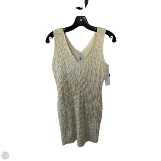 Dress Casual Midi By A New Day In Cream, Size: M