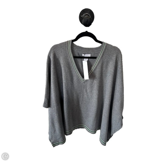 Poncho By House Of Harlow In Grey, Size: Osfm