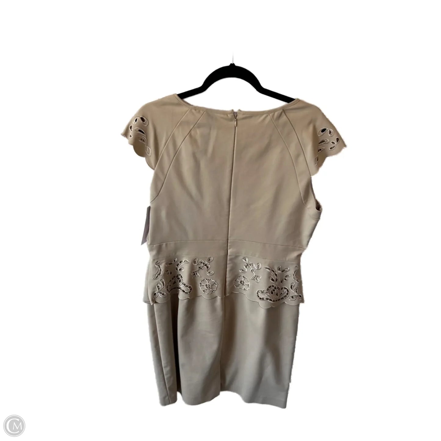 Dress Work By Antonio Melani In Tan, Size: L