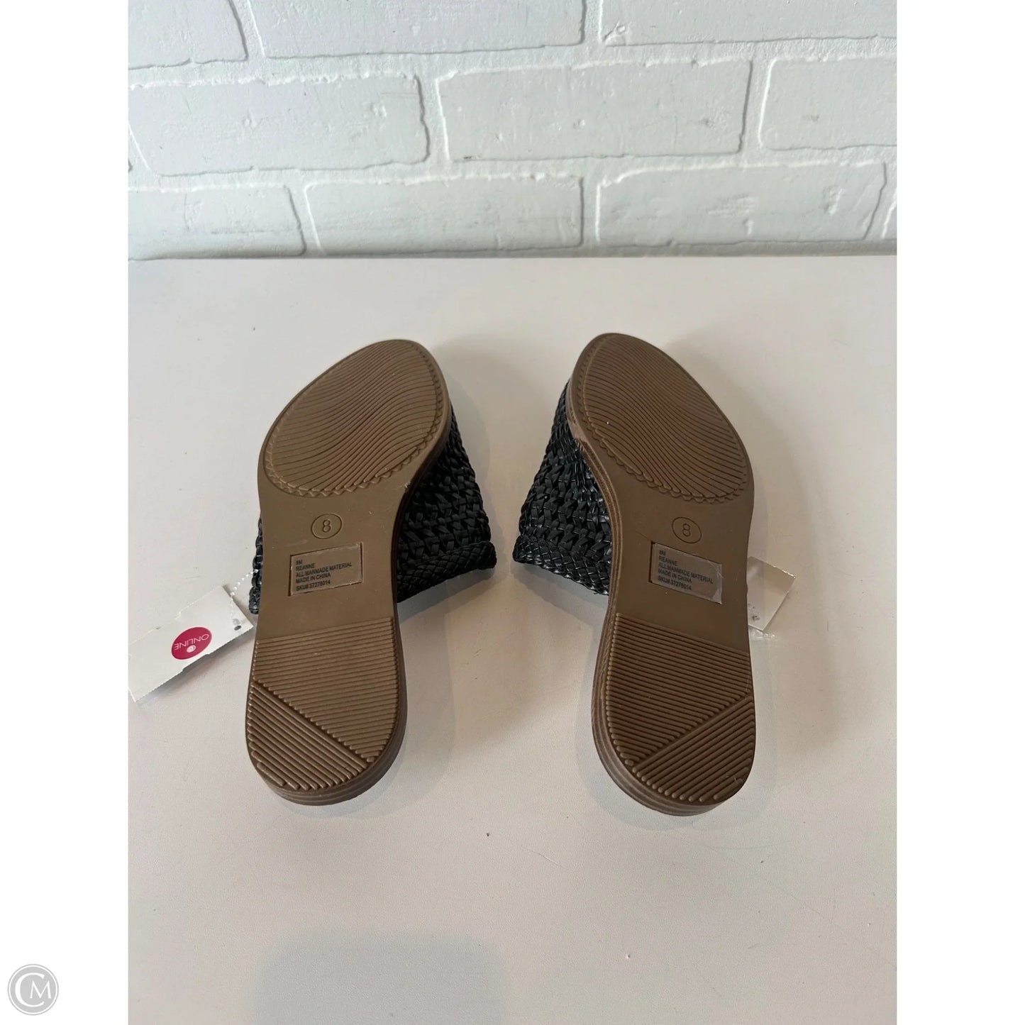 Shoes Flats By Steve Madden In Black & Tan, Size: 8