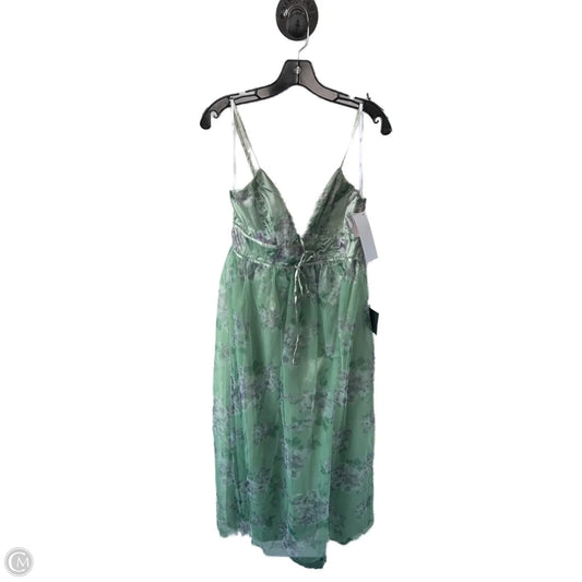 Dress Party Long By Lulus In Green, Size: L