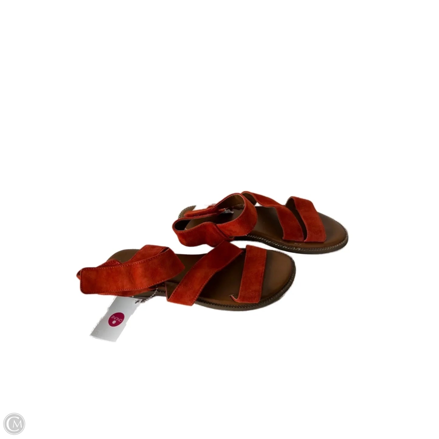 Sandals Flats By Franco Sarto In Orange, Size: 6