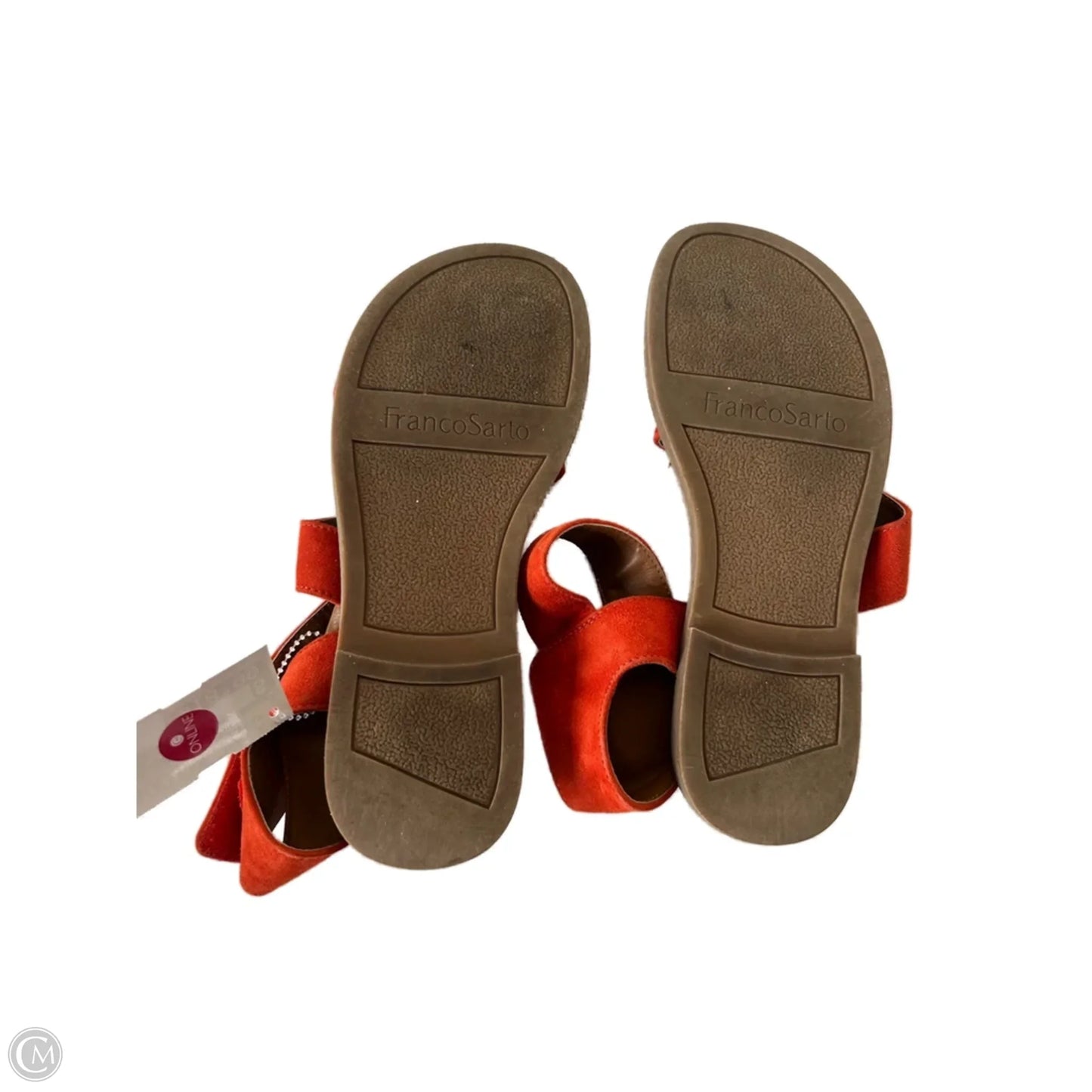 Sandals Flats By Franco Sarto In Orange, Size: 6