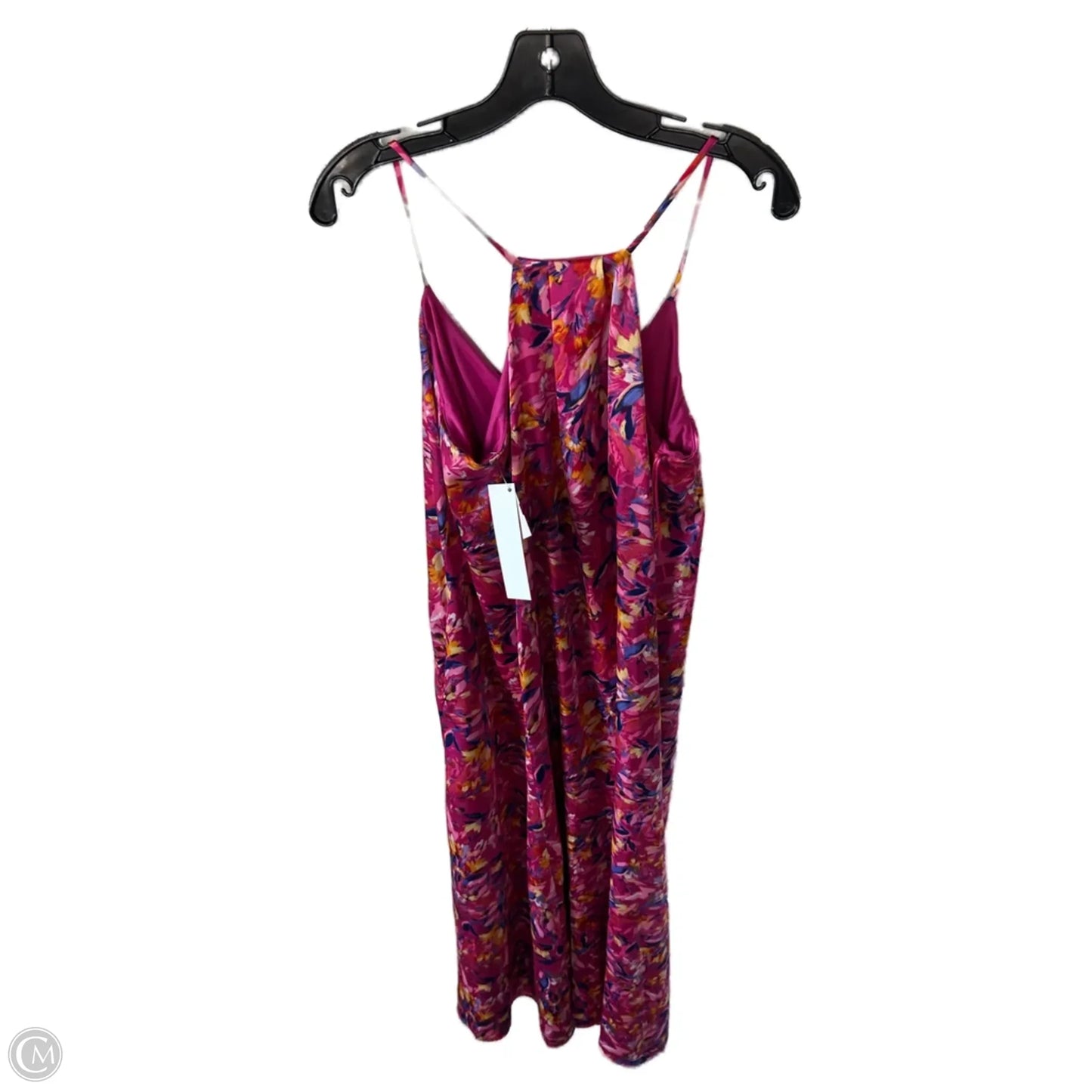 Dress Casual Maxi By Nicole By Nicole Miller In Pink & Yellow, Size: M