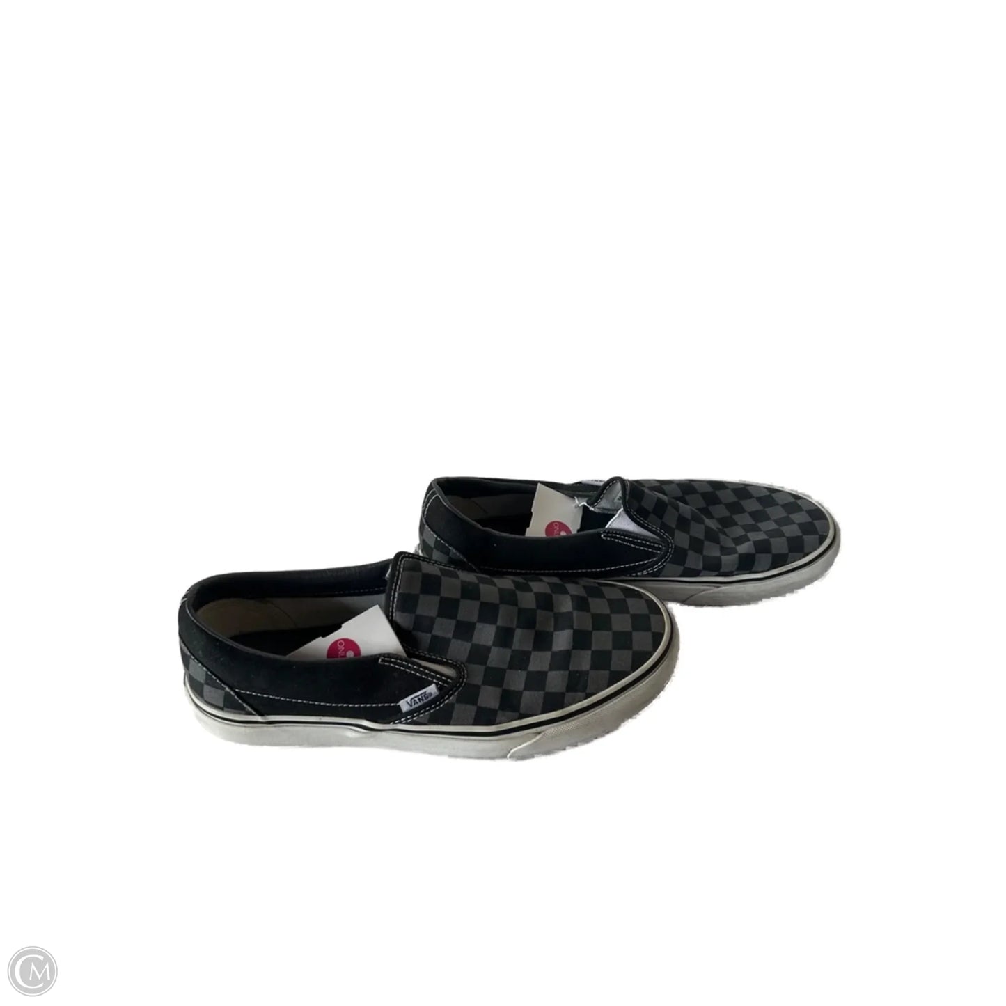 Shoes Sneakers By Vans In Black & Grey, Size: 11