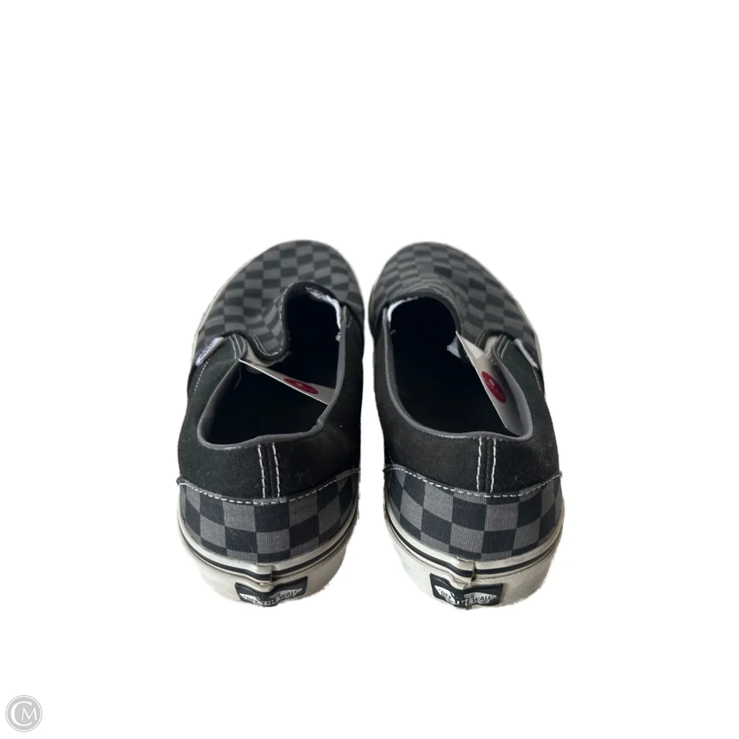 Shoes Sneakers By Vans In Black & Grey, Size: 11