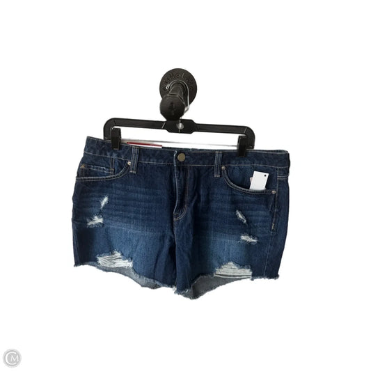 Shorts By Seven 7 In Blue Denim, Size: 14