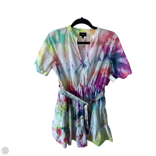 Dress Casual Midi By Who What Wear In Tie Dye Print, Size: M