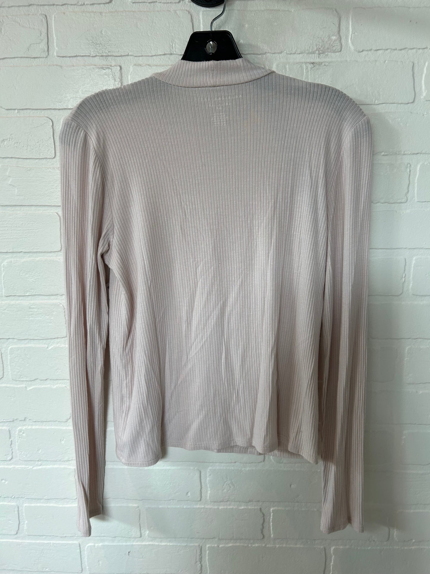 Cream Top Long Sleeve Basic American Eagle, Size S