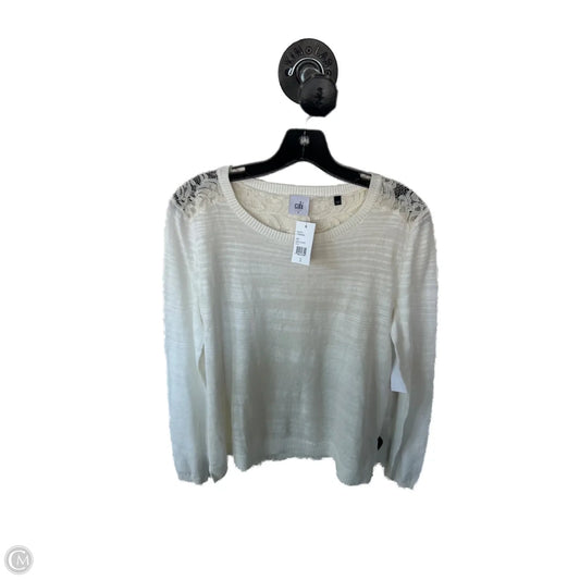 Sweater By Cabi In Cream, Size: S