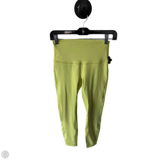 Athletic Leggings By Lululemon In Green, Size: 4