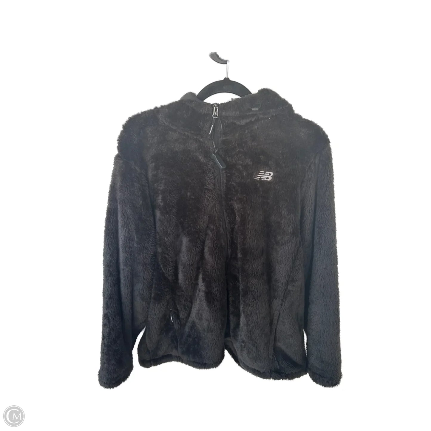 Jacket Faux Fur & Sherpa By New Balance In Black, Size: 2x
