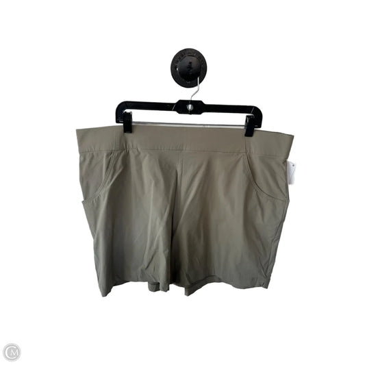 Athletic Shorts By Columbia In Tan, Size: 20