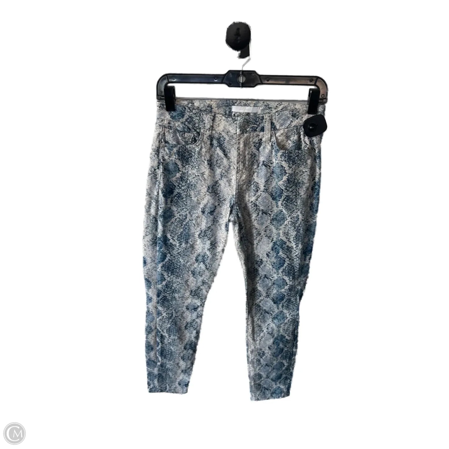 Jeans Skinny By 7 For All Mankind In Blue & Tan, Size: 2