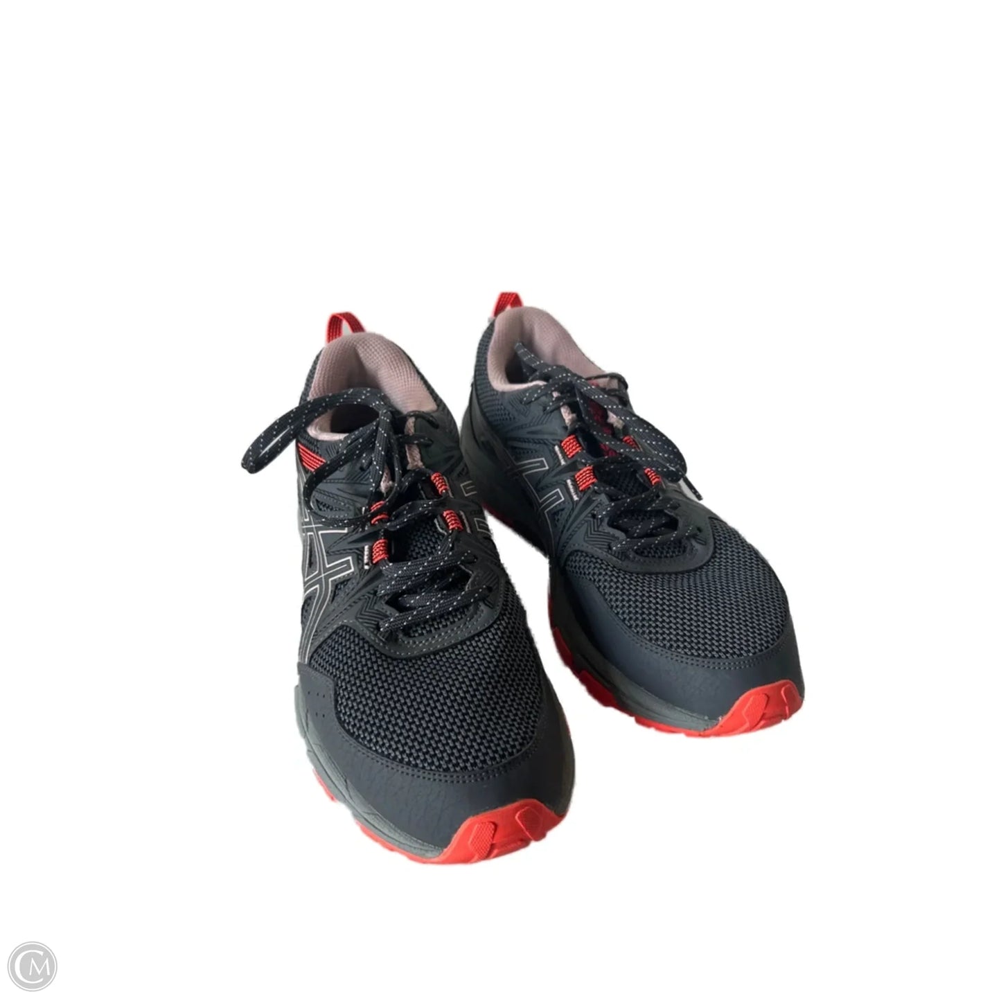 Shoes Athletic By Asics In Grey & Pink, Size: 9