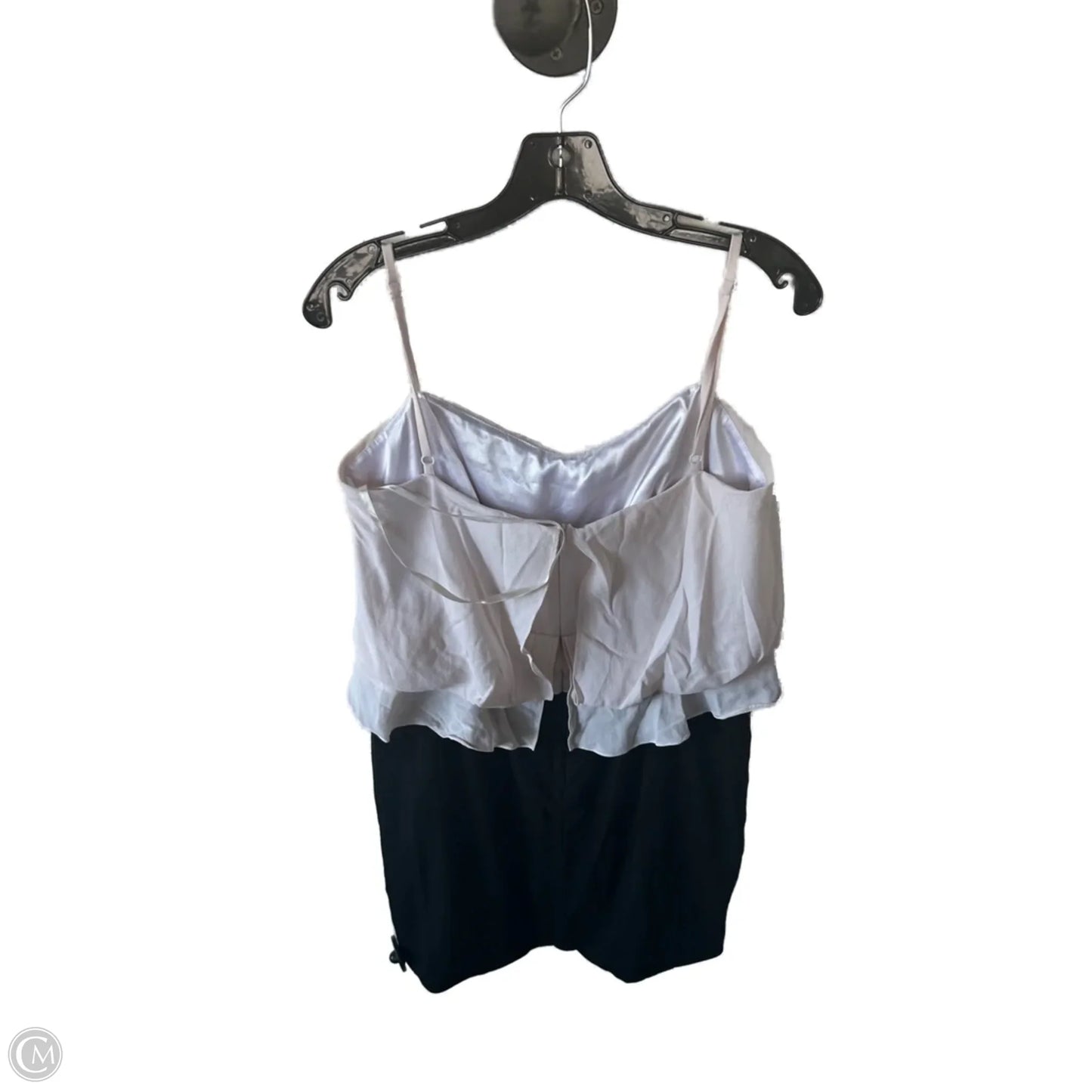 Dress Party Short By Bcbgmaxazria In Black & Pink, Size: L