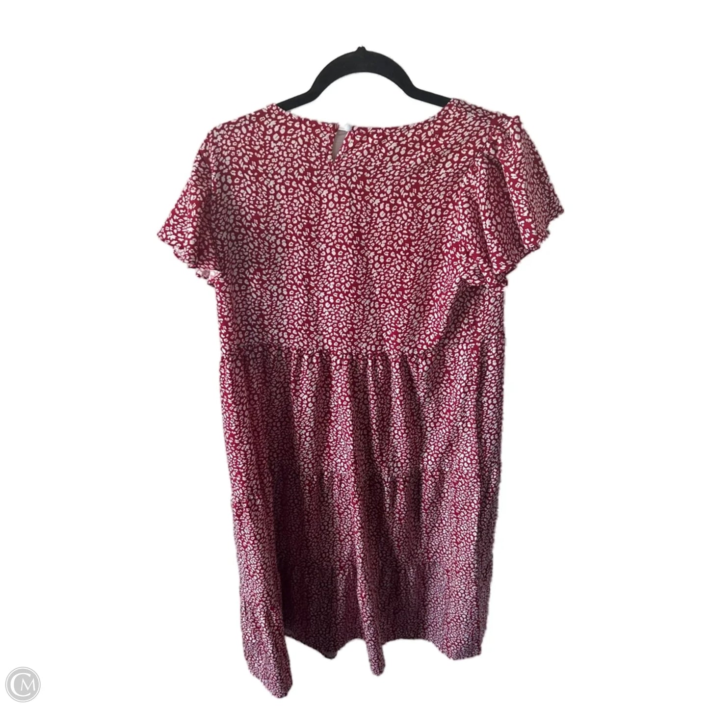 Dress Casual Maxi By Cme In Red & White, Size: M