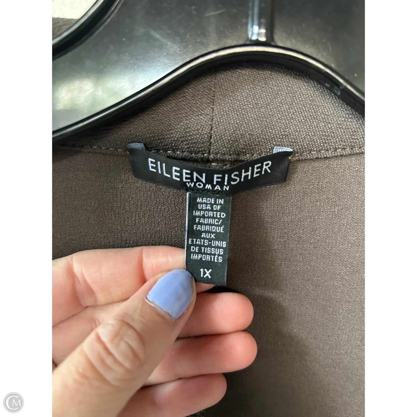 Blazer By Eileen Fisher In Brown, Size: 1x