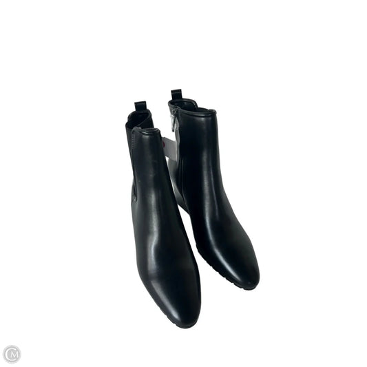 Boots Ankle Heels By Anne Klein In Black, Size: 11