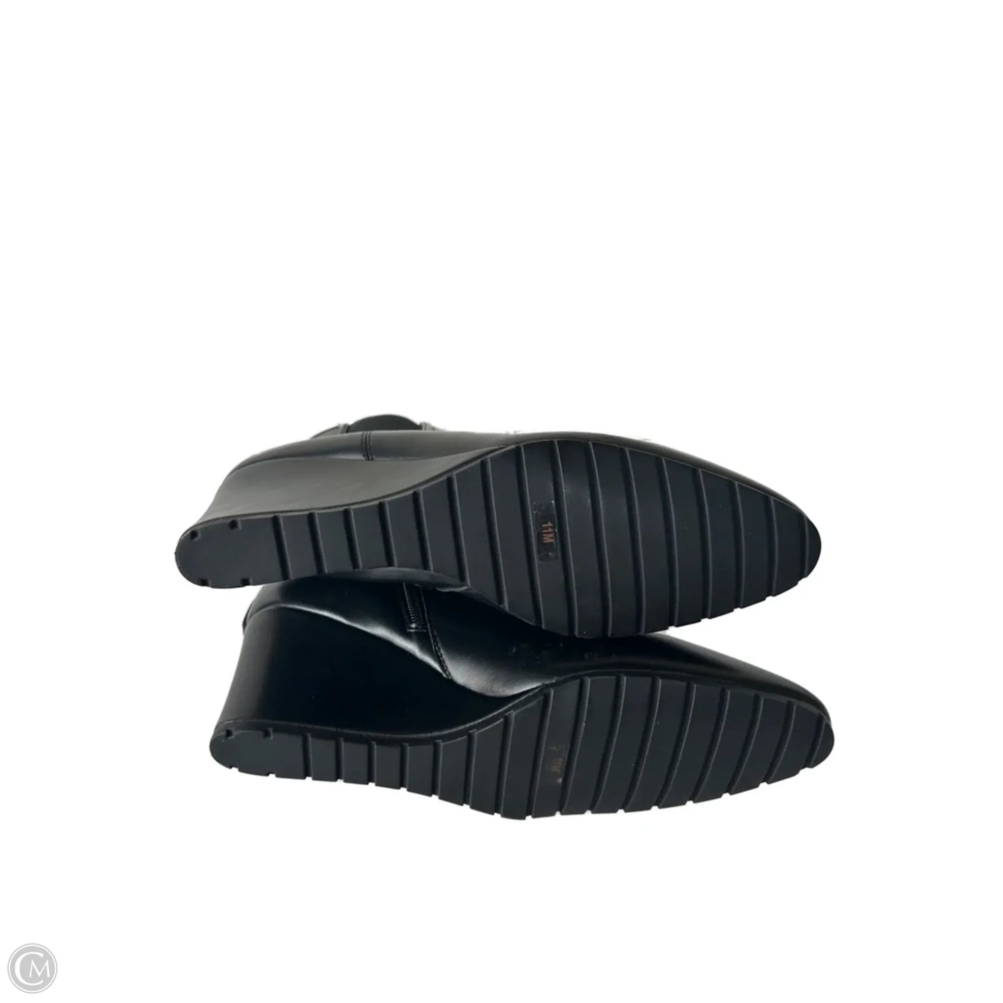 Boots Ankle Heels By Anne Klein In Black, Size: 11