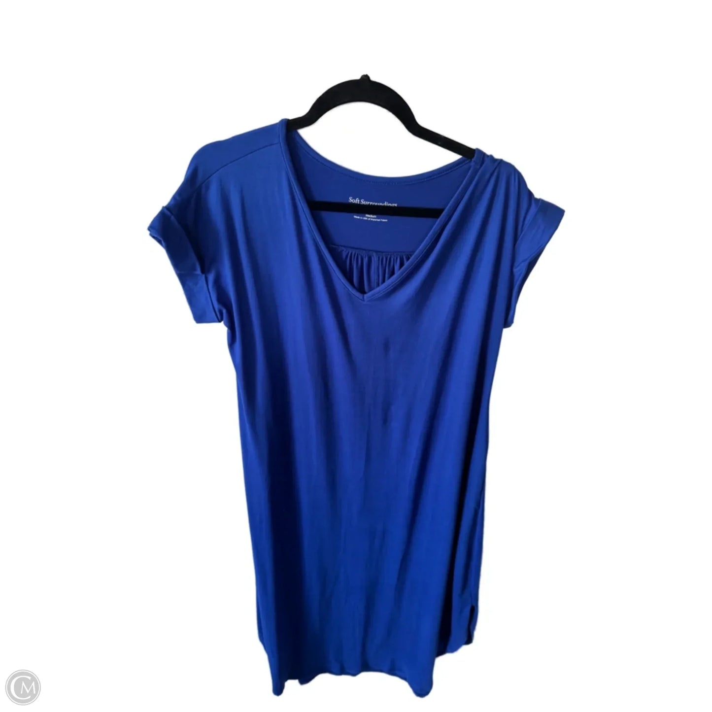 Dress Casual Midi By Soft Surroundings In Blue, Size: M