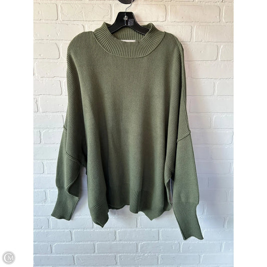 Sweater By Zenana Outfitters In Green, Size: L