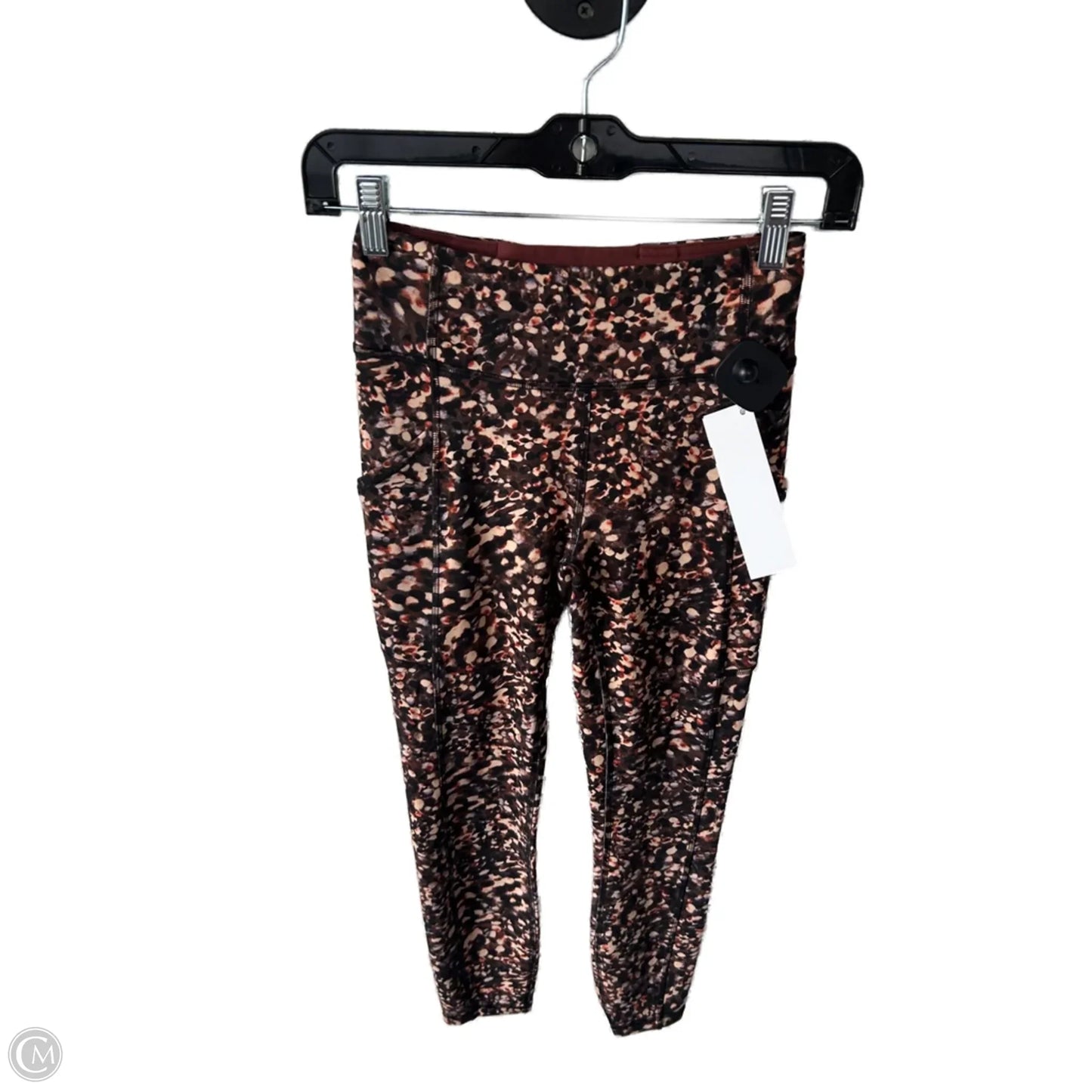 Athletic Leggings By Lululemon In Brown, Size: 4