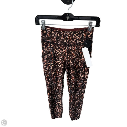 Athletic Leggings By Lululemon In Brown, Size: 4