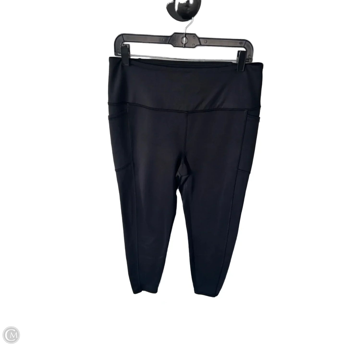Athletic Leggings By Spyder In Black, Size: 16