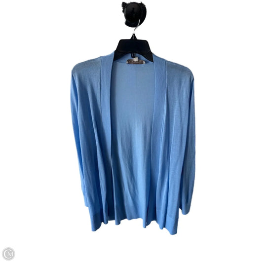 Sweater Cardigan By Loft In Blue, Size: Xl