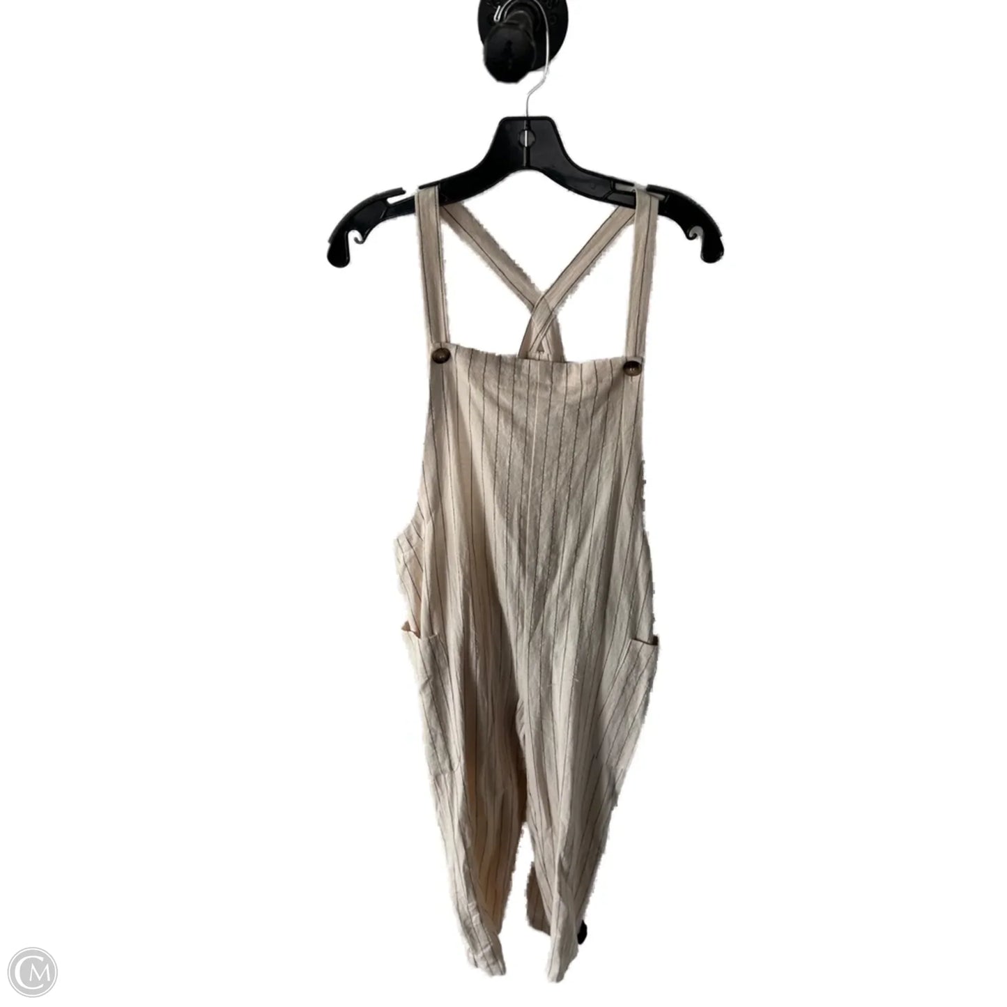 Jumpsuit By Blu Pepper In Cream, Size: L