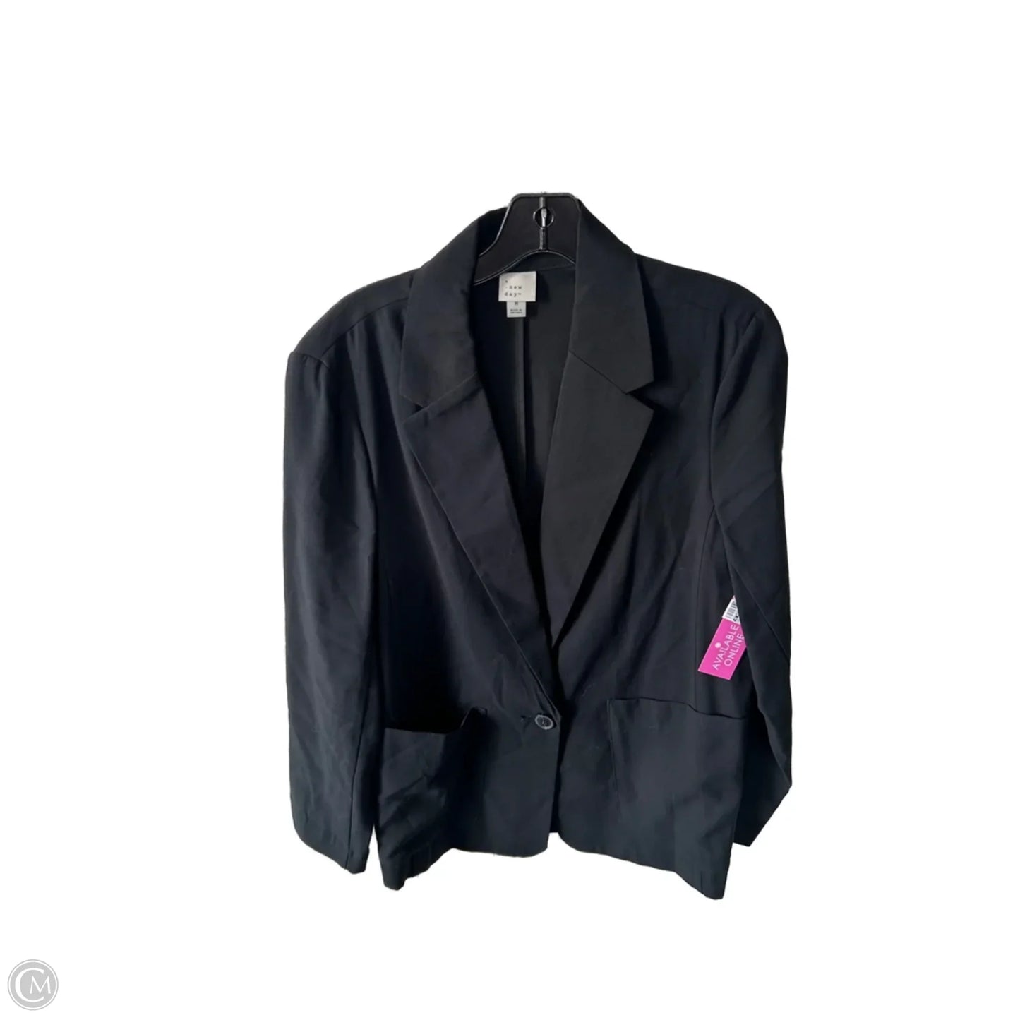 Blazer By A New Day In Black, Size: M