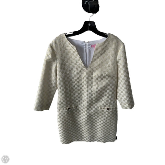 Dress Designer By Lilly Pulitzer In Gold, Size: M