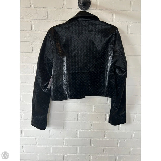 Jacket Moto By Forever 21 In Black, Size: L