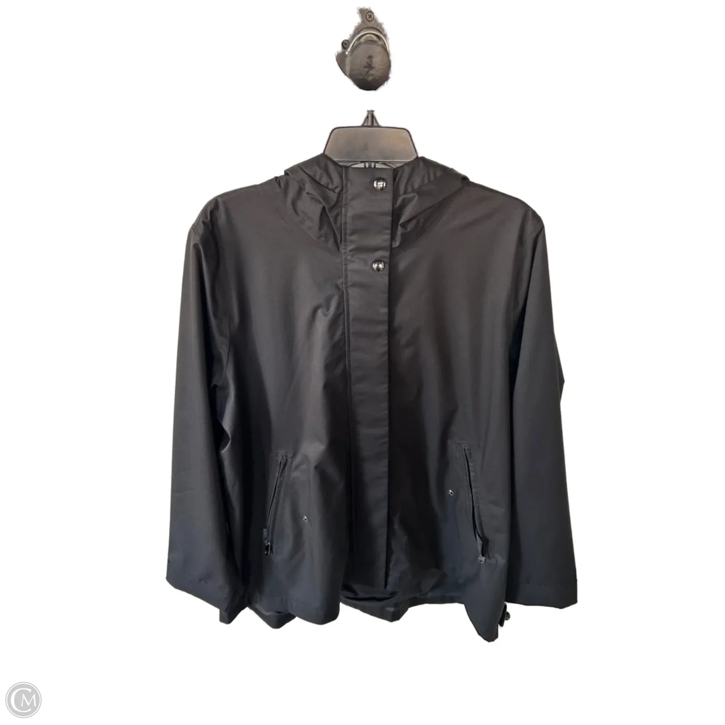 Coat Raincoat By Athleta In Black, Size: Xl