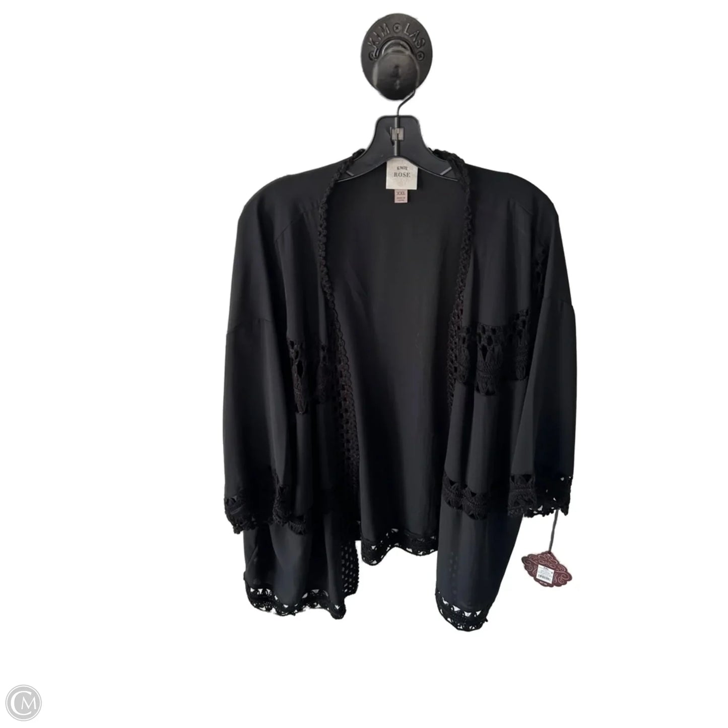 Kimono By Knox Rose In Black, Size: Xxl