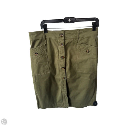 Skirt Midi By Joes Jeans In Green, Size: 14