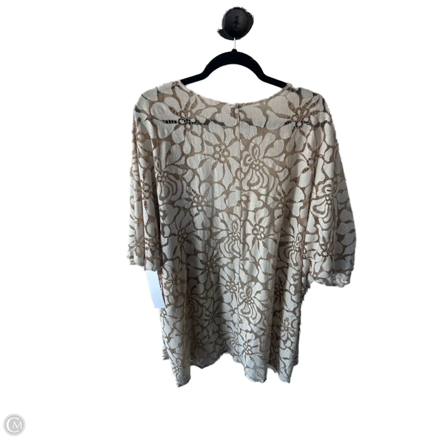 Kimono By Anne Klein In Tan, Size: L