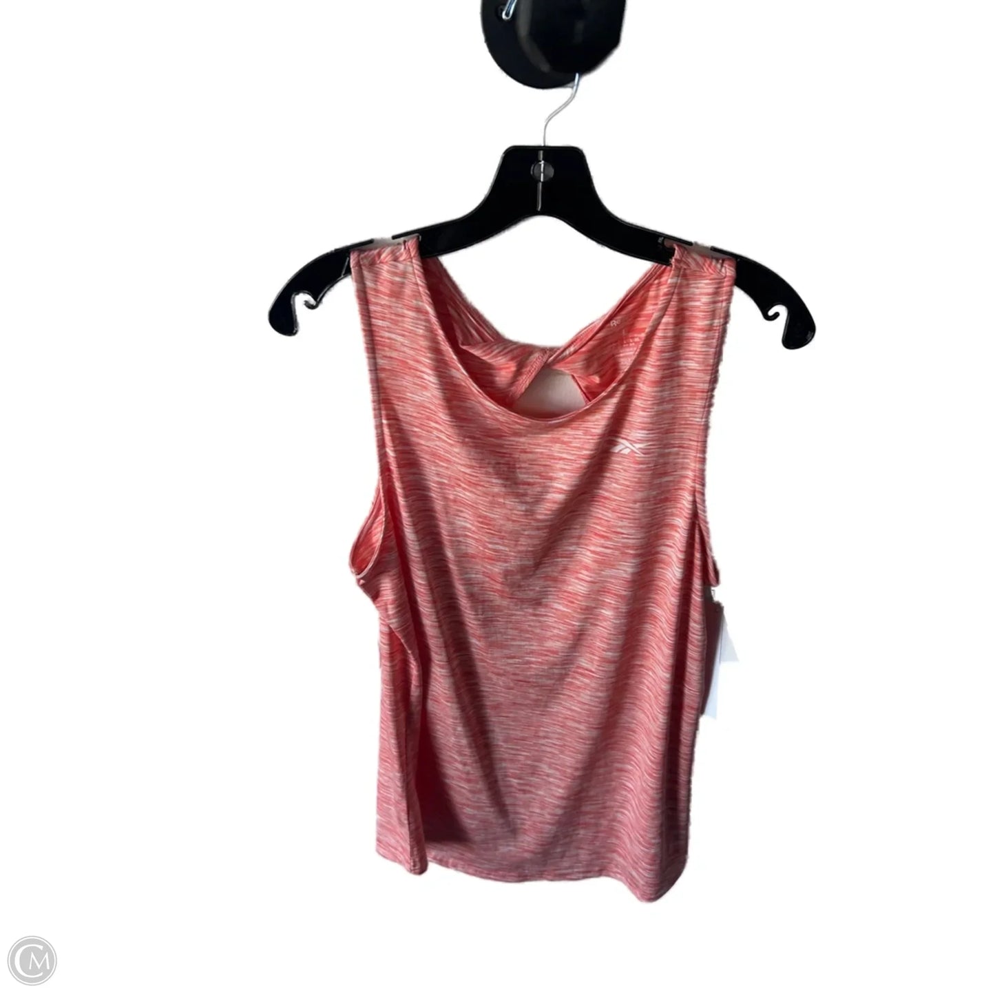 Athletic Tank Top By Reebok In Orange, Size: L